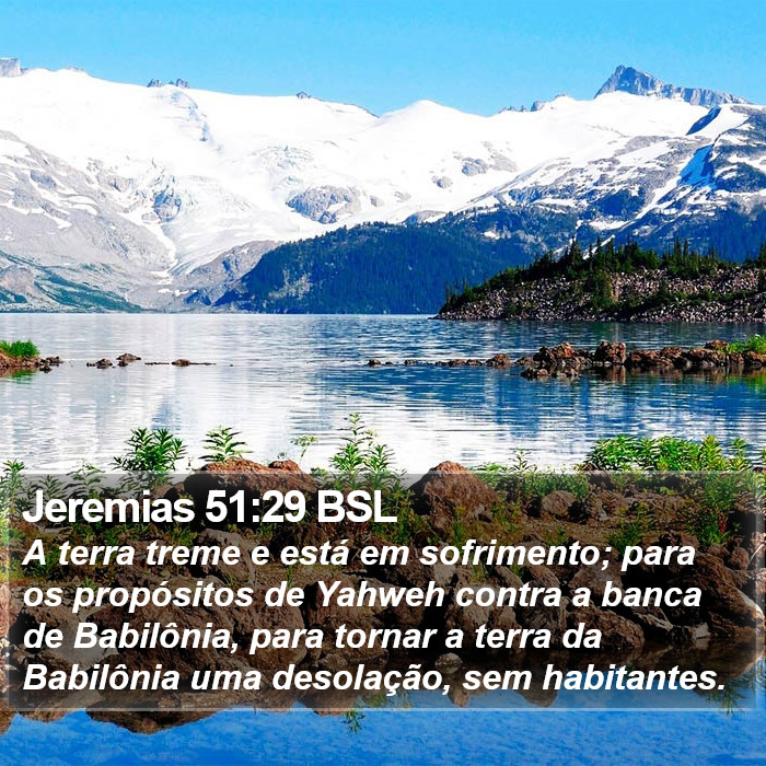 Jeremias 51:29 BSL Bible Study