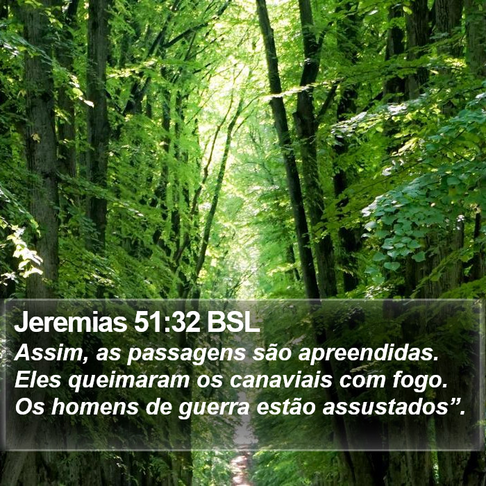 Jeremias 51:32 BSL Bible Study