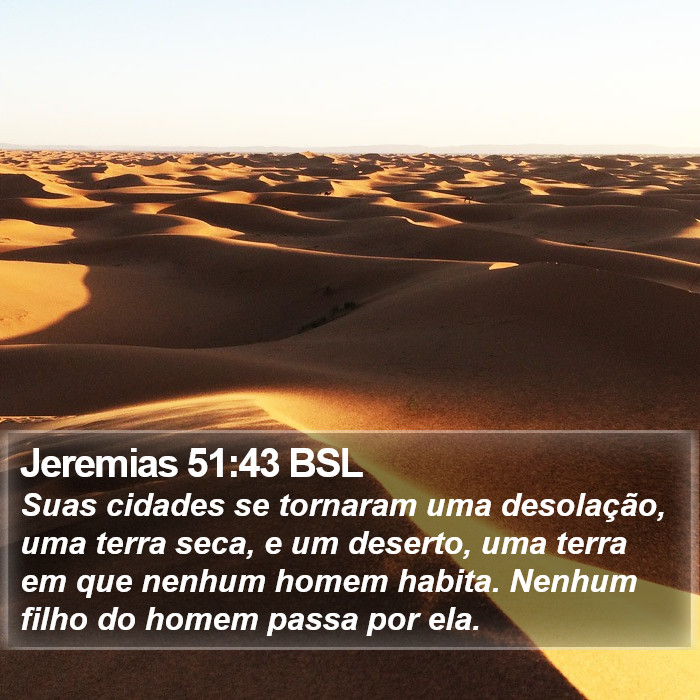 Jeremias 51:43 BSL Bible Study