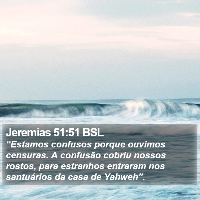 Jeremias 51:51 BSL Bible Study