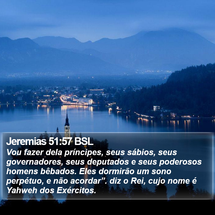 Jeremias 51:57 BSL Bible Study