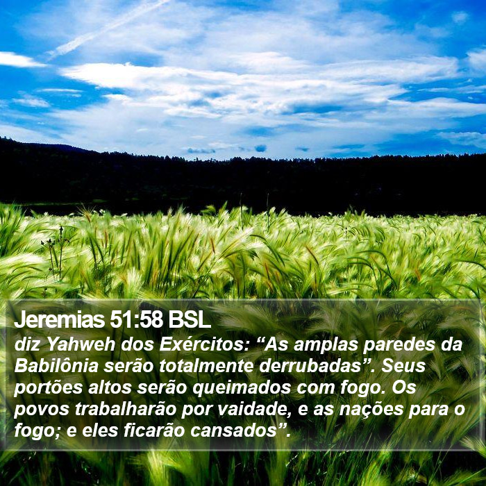 Jeremias 51:58 BSL Bible Study