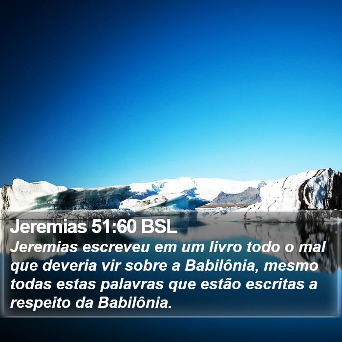 Jeremias 51:60 BSL Bible Study