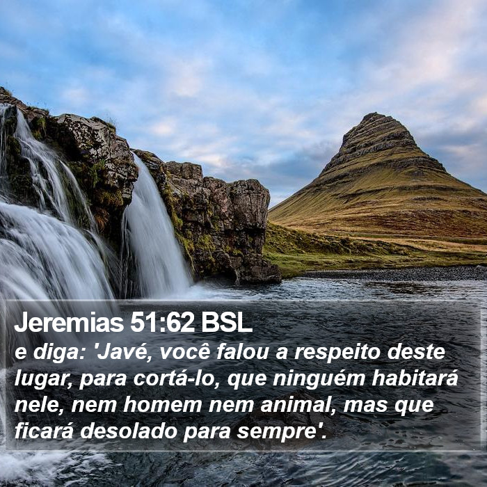 Jeremias 51:62 BSL Bible Study