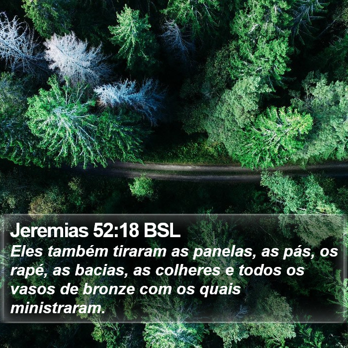 Jeremias 52:18 BSL Bible Study