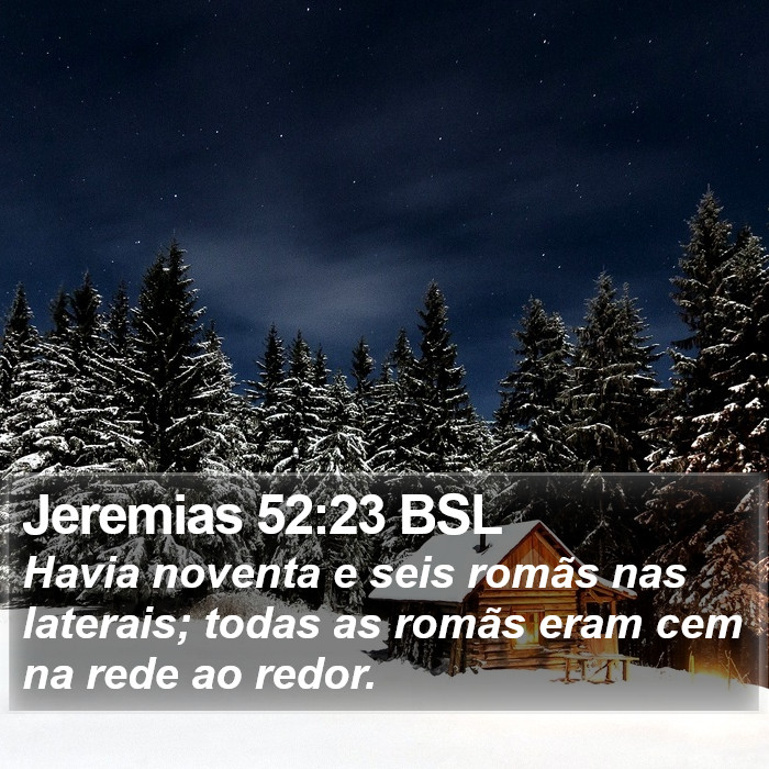 Jeremias 52:23 BSL Bible Study