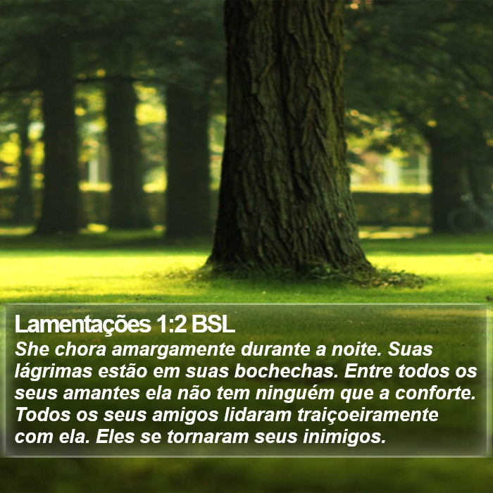 Lamentações 1:2 BSL Bible Study