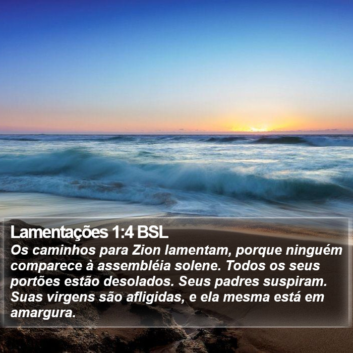 Lamentações 1:4 BSL Bible Study