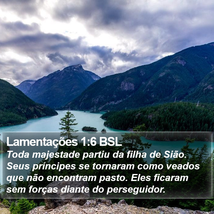 Lamentações 1:6 BSL Bible Study