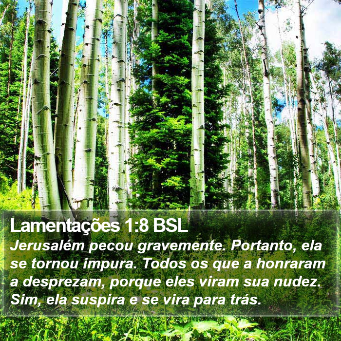 Lamentações 1:8 BSL Bible Study