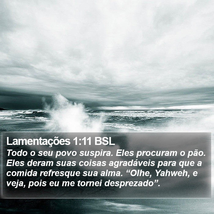 Lamentações 1:11 BSL Bible Study