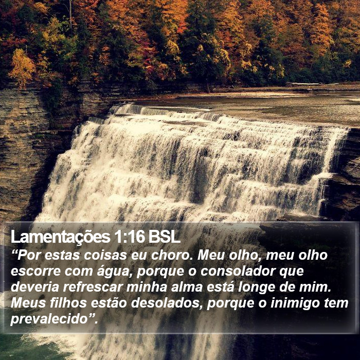 Lamentações 1:16 BSL Bible Study