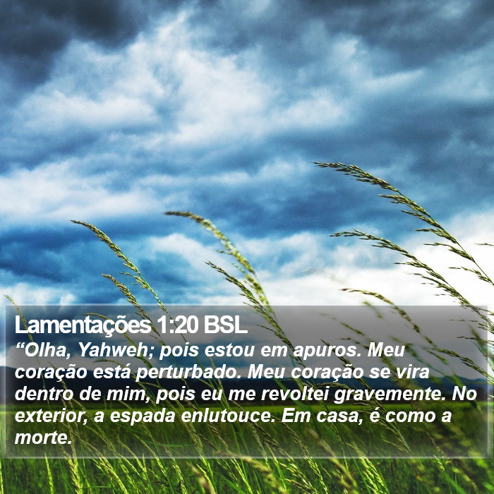 Lamentações 1:20 BSL Bible Study