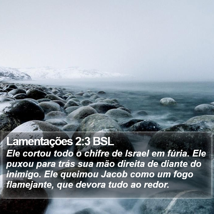 Lamentações 2:3 BSL Bible Study