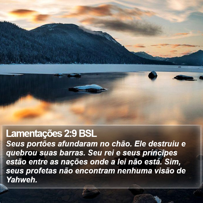 Lamentações 2:9 BSL Bible Study