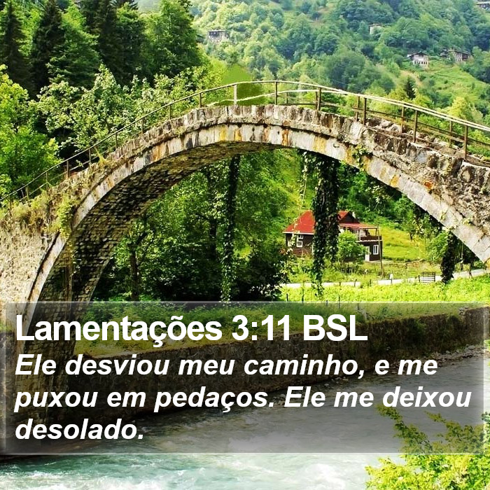 Lamentações 3:11 BSL Bible Study