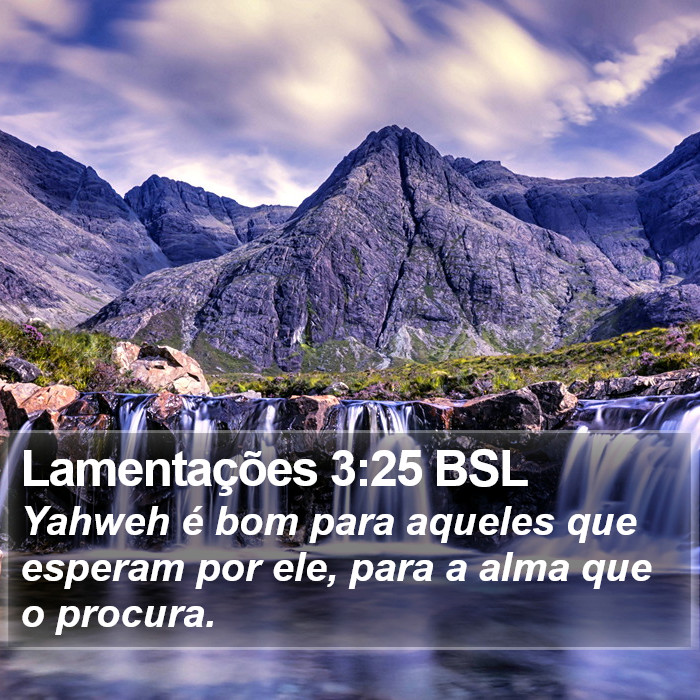 Lamentações 3:25 BSL Bible Study