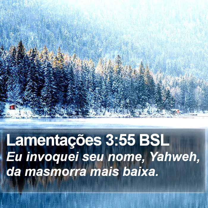 Lamentações 3:55 BSL Bible Study