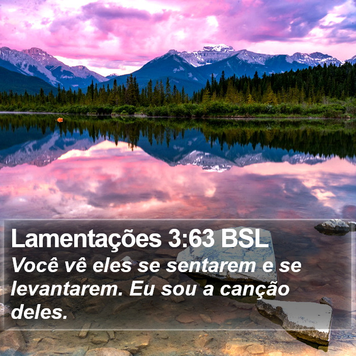 Lamentações 3:63 BSL Bible Study
