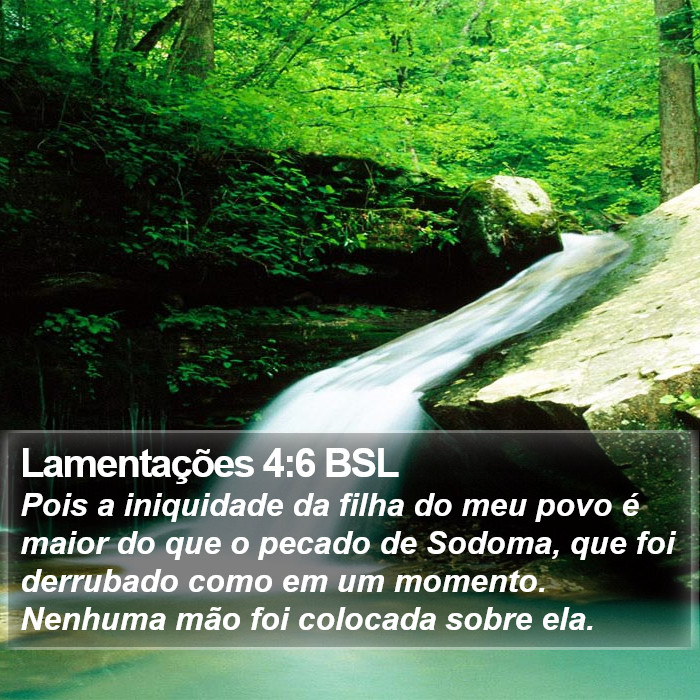 Lamentações 4:6 BSL Bible Study