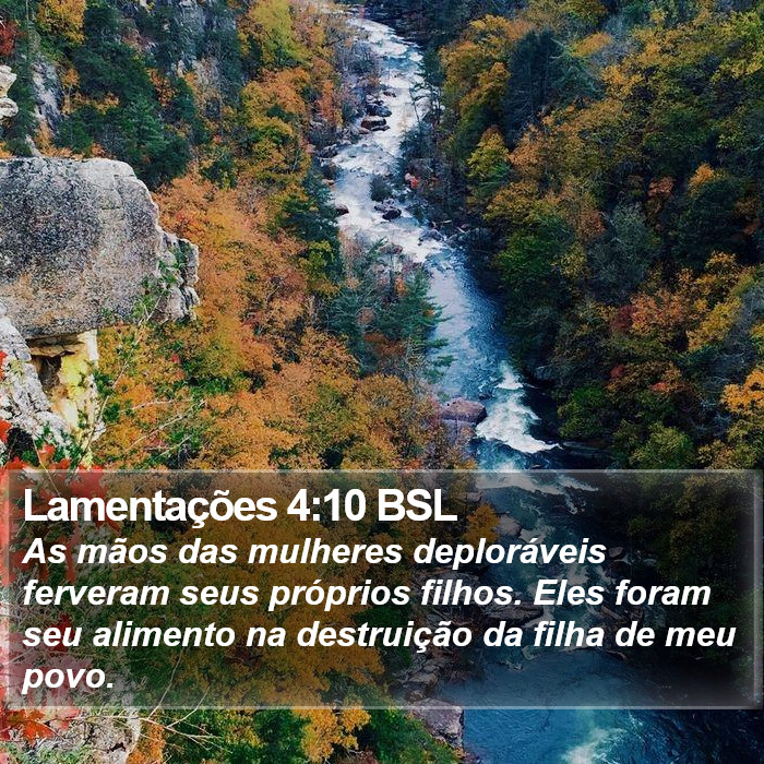 Lamentações 4:10 BSL Bible Study