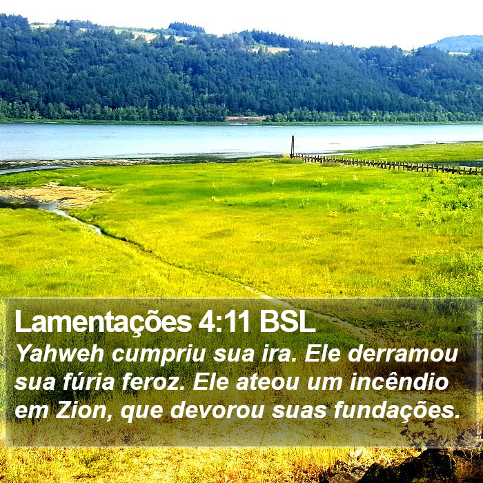 Lamentações 4:11 BSL Bible Study