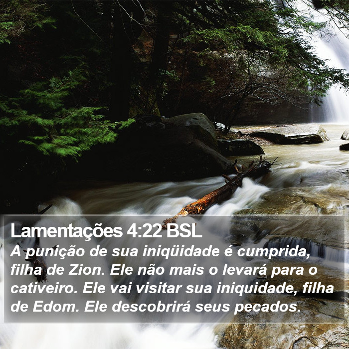 Lamentações 4:22 BSL Bible Study