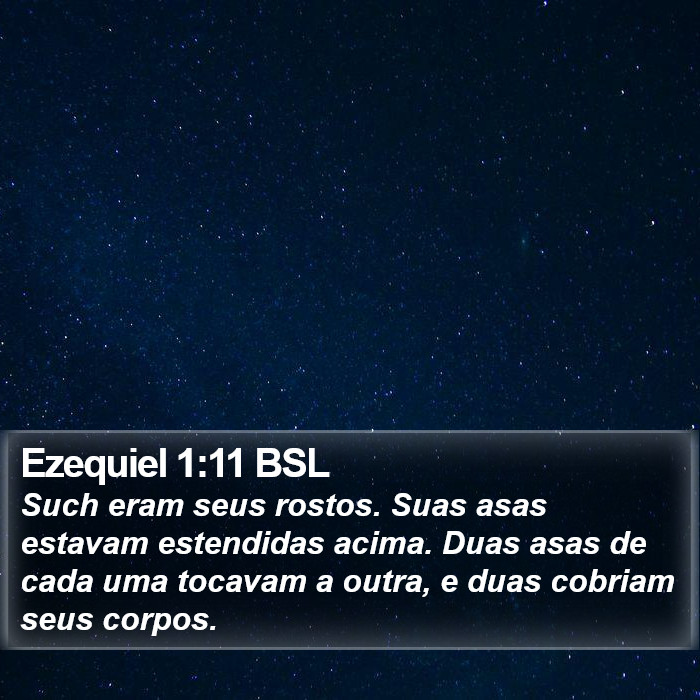 Ezequiel 1:11 BSL Bible Study