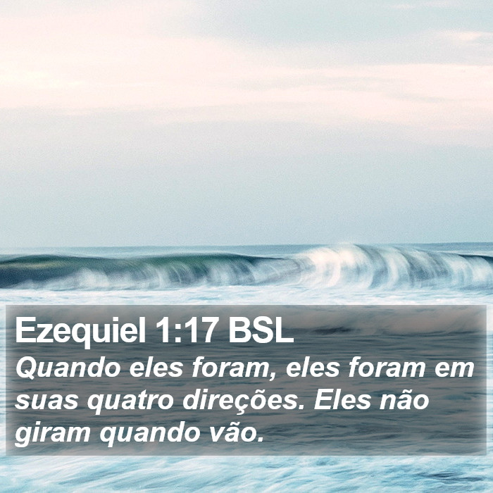 Ezequiel 1:17 BSL Bible Study