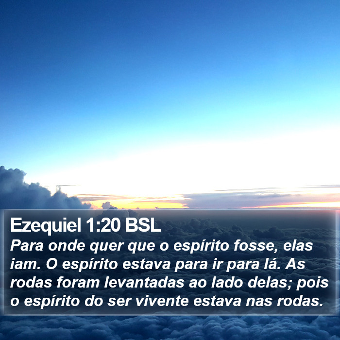 Ezequiel 1:20 BSL Bible Study