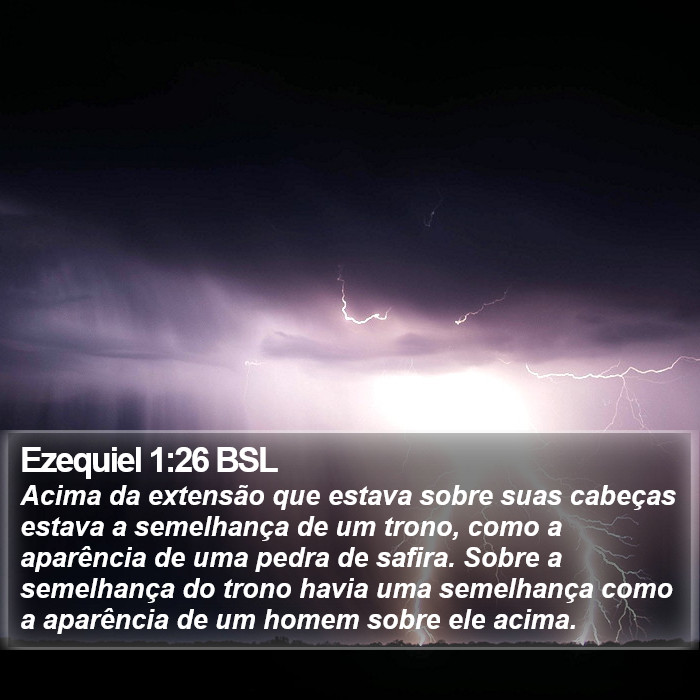 Ezequiel 1:26 BSL Bible Study