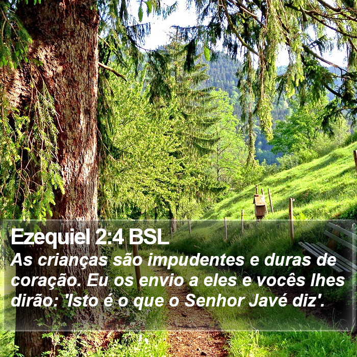 Ezequiel 2:4 BSL Bible Study