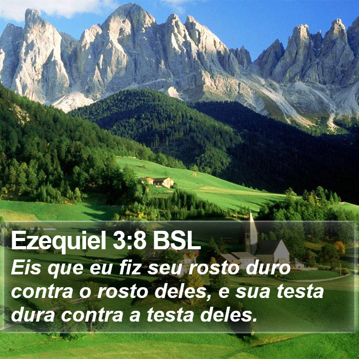 Ezequiel 3:8 BSL Bible Study