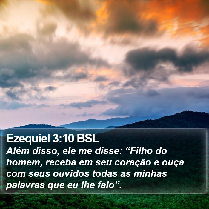 Ezequiel 3:10 BSL Bible Study