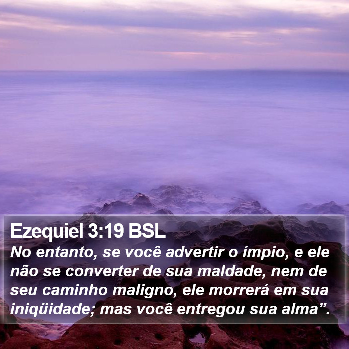 Ezequiel 3:19 BSL Bible Study