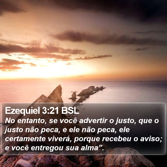 Ezequiel 3:21 BSL Bible Study