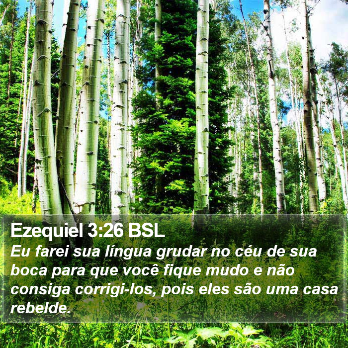 Ezequiel 3:26 BSL Bible Study