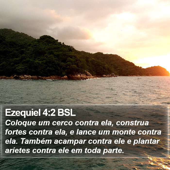 Ezequiel 4:2 BSL Bible Study