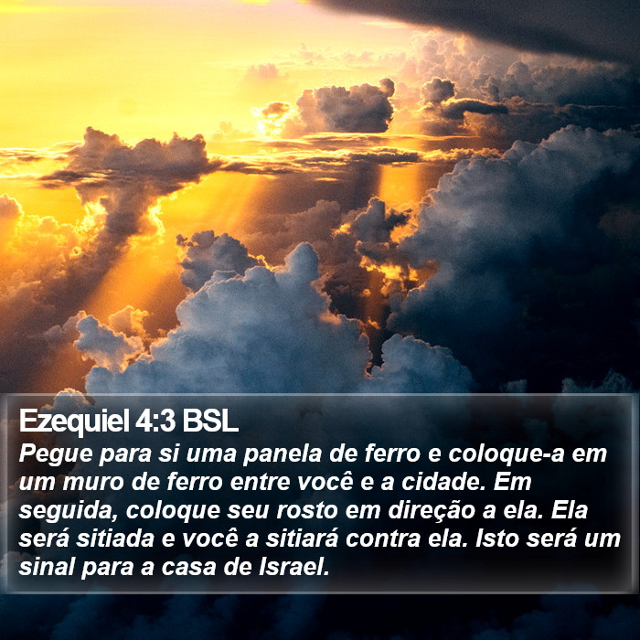 Ezequiel 4:3 BSL Bible Study