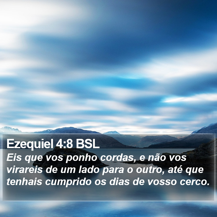 Ezequiel 4:8 BSL Bible Study