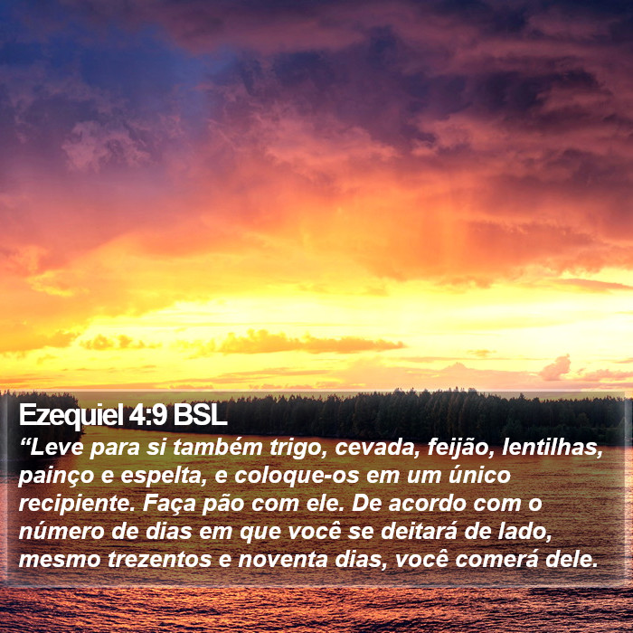 Ezequiel 4:9 BSL Bible Study