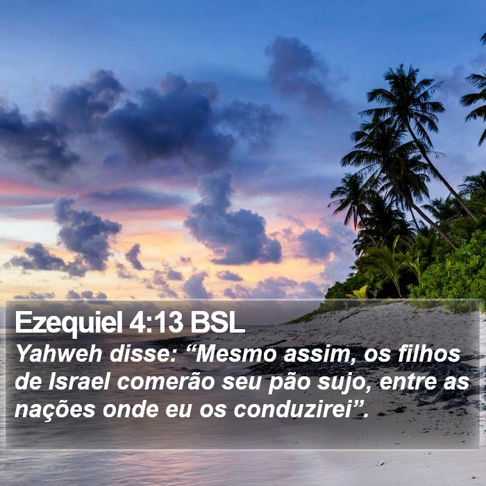 Ezequiel 4:13 BSL Bible Study