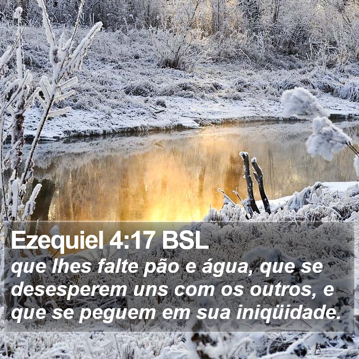 Ezequiel 4:17 BSL Bible Study