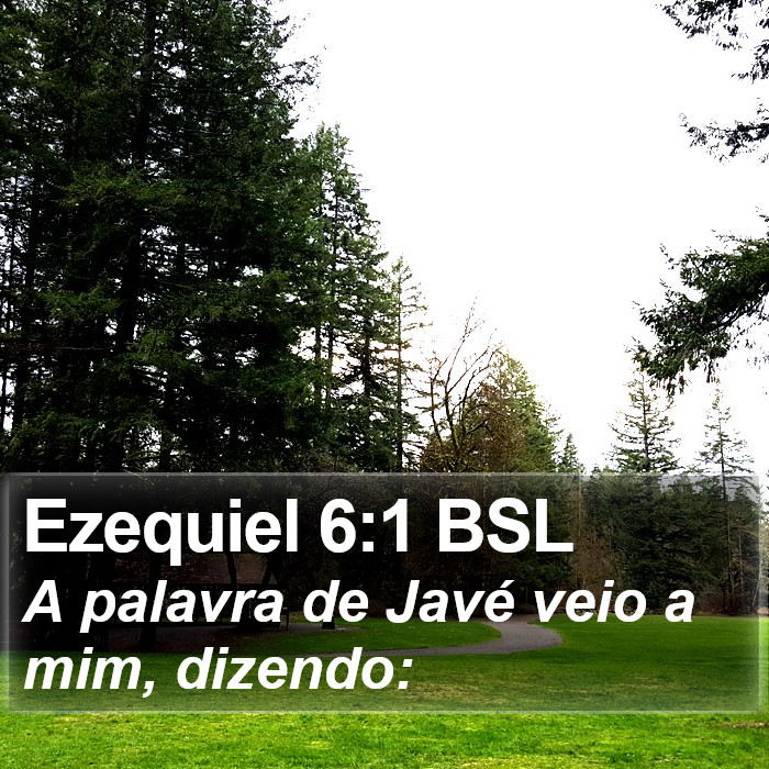 Ezequiel 6:1 BSL Bible Study