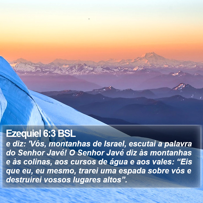 Ezequiel 6:3 BSL Bible Study