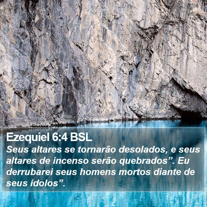 Ezequiel 6:4 BSL Bible Study