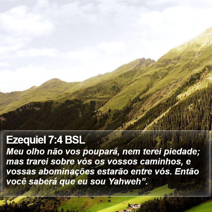 Ezequiel 7:4 BSL Bible Study