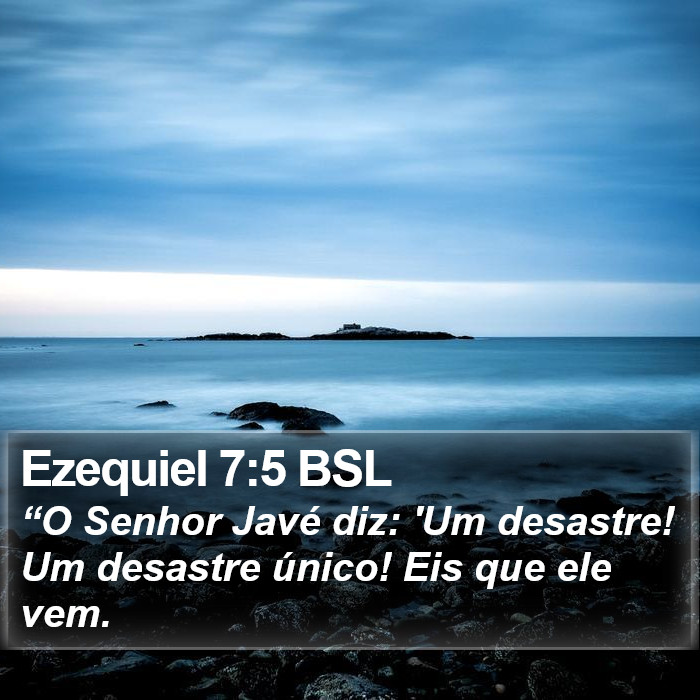 Ezequiel 7:5 BSL Bible Study