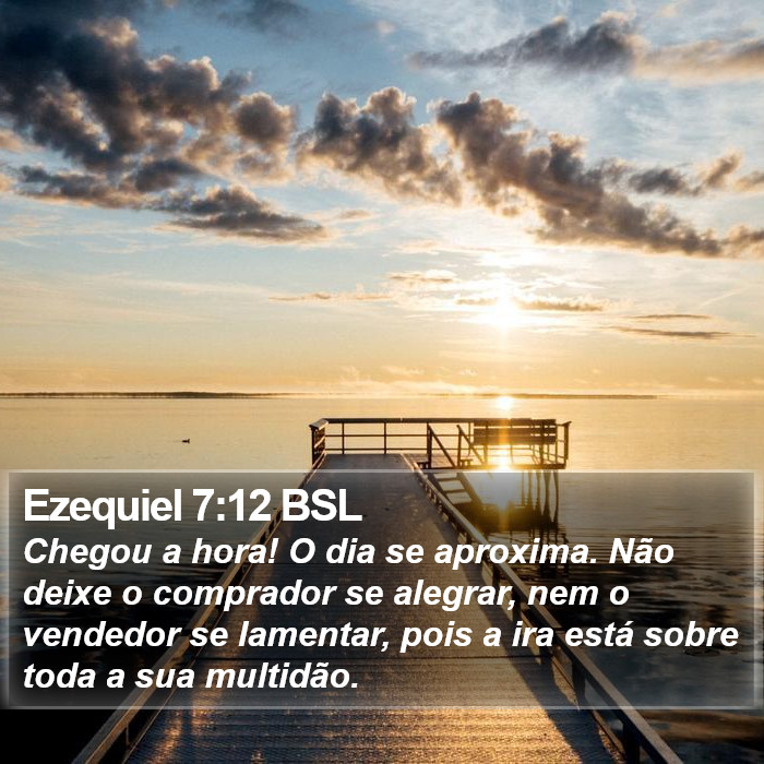 Ezequiel 7:12 BSL Bible Study