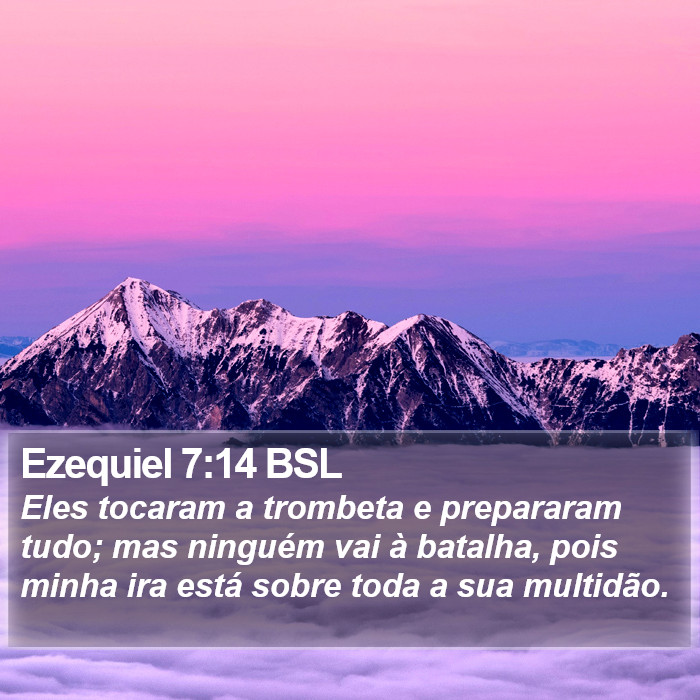Ezequiel 7:14 BSL Bible Study